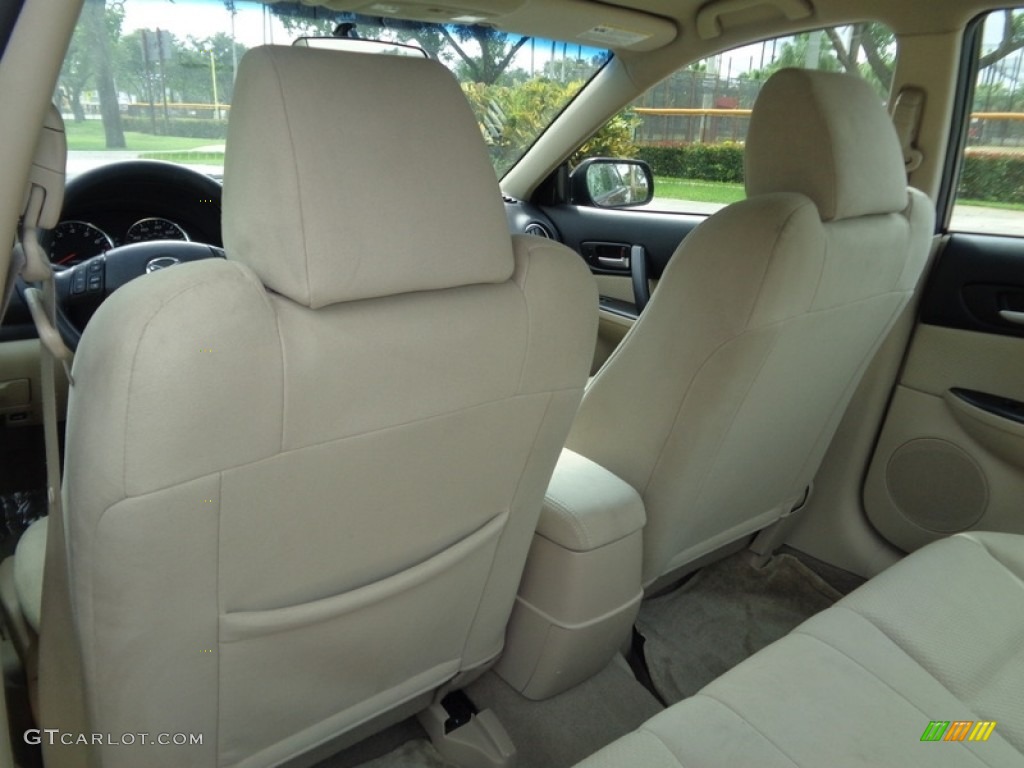 2006 MAZDA6 i Sedan - Dark Cherry Metallic / Beige photo #41