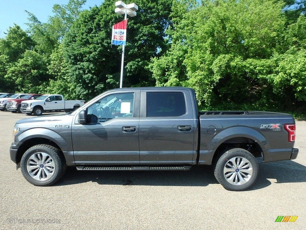 2018 F150 STX SuperCrew 4x4 - Magnetic / Black photo #6