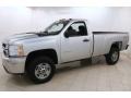 Silver Ice Metallic - Silverado 2500HD WT Regular Cab 4x4 Photo No. 3