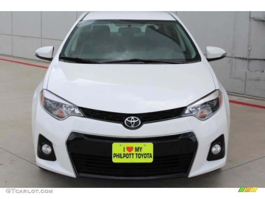 2016 Corolla S Plus - Super White / Black photo #2