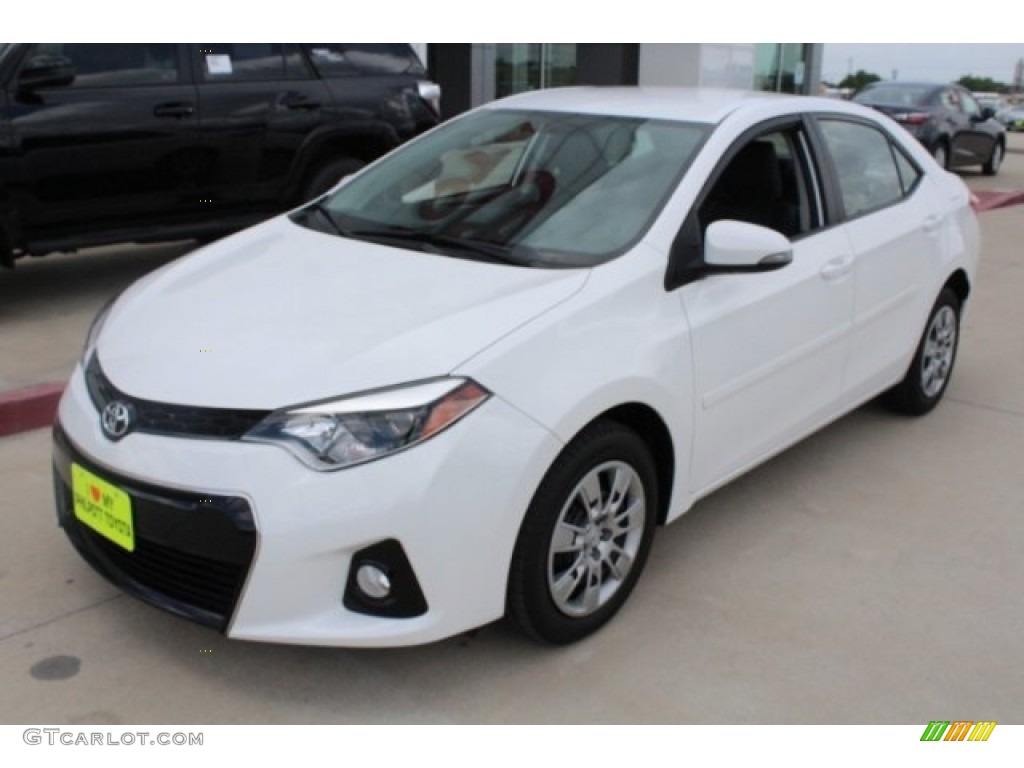 2016 Corolla S Plus - Super White / Black photo #3