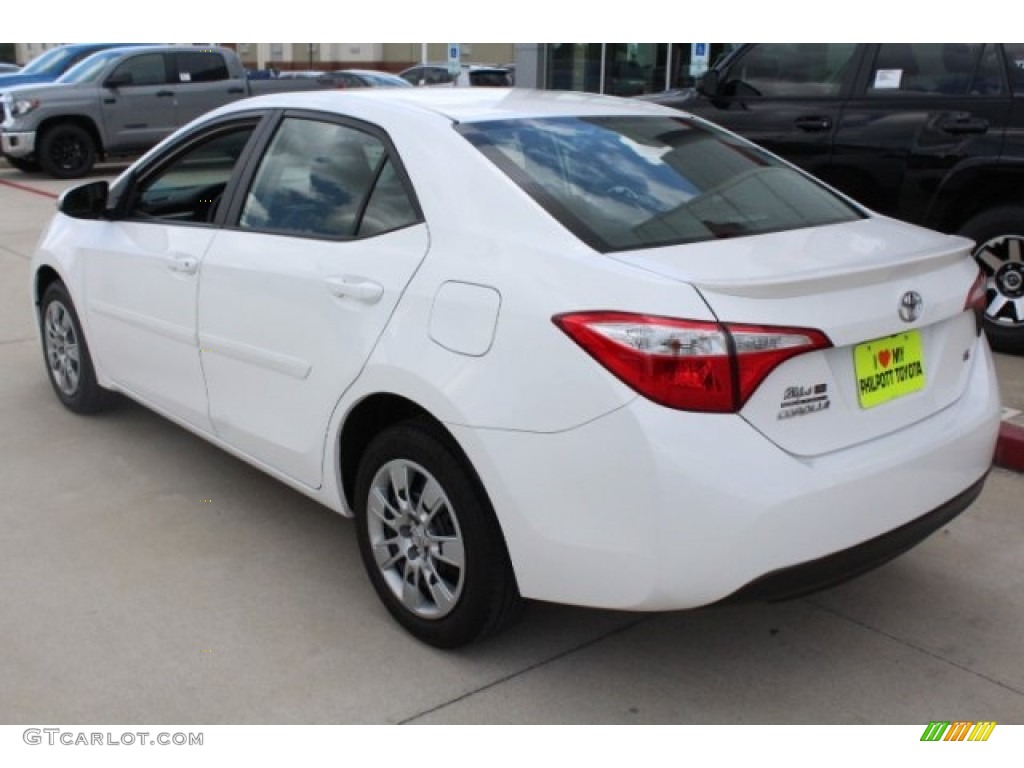 2016 Corolla S Plus - Super White / Black photo #6