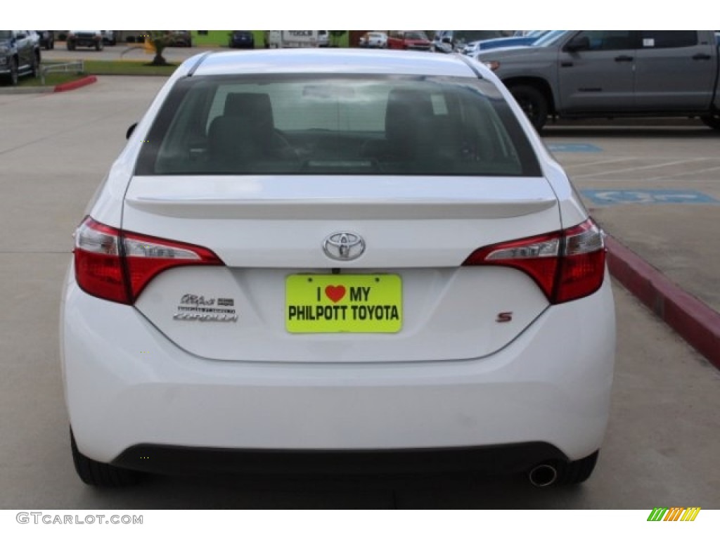 2016 Corolla S Plus - Super White / Black photo #7