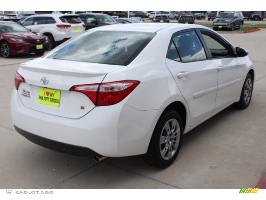 2016 Corolla S Plus - Super White / Black photo #8