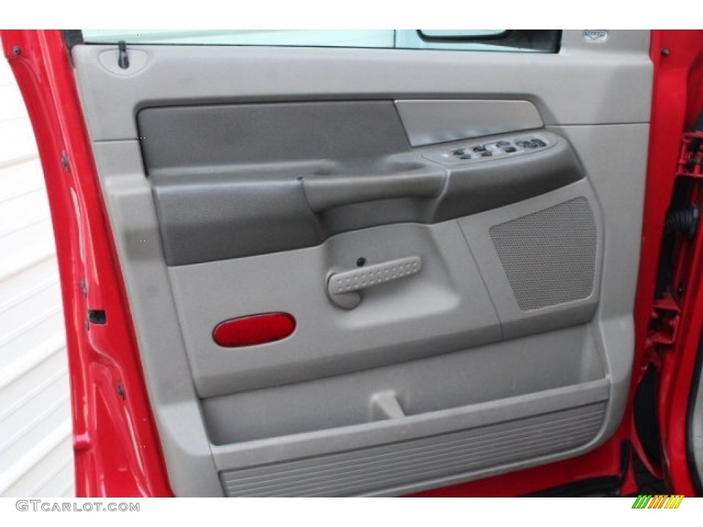2007 Ram 2500 SLT Quad Cab 4x4 - Flame Red / Khaki photo #15