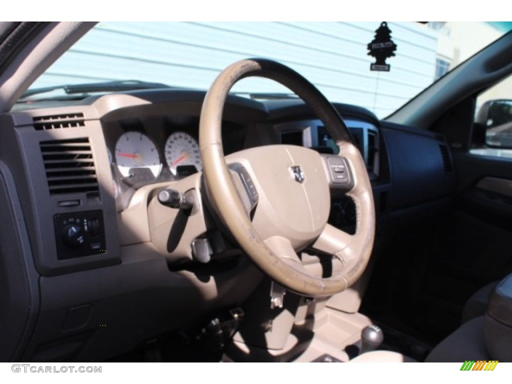 2007 Ram 2500 SLT Quad Cab 4x4 - Flame Red / Khaki photo #16
