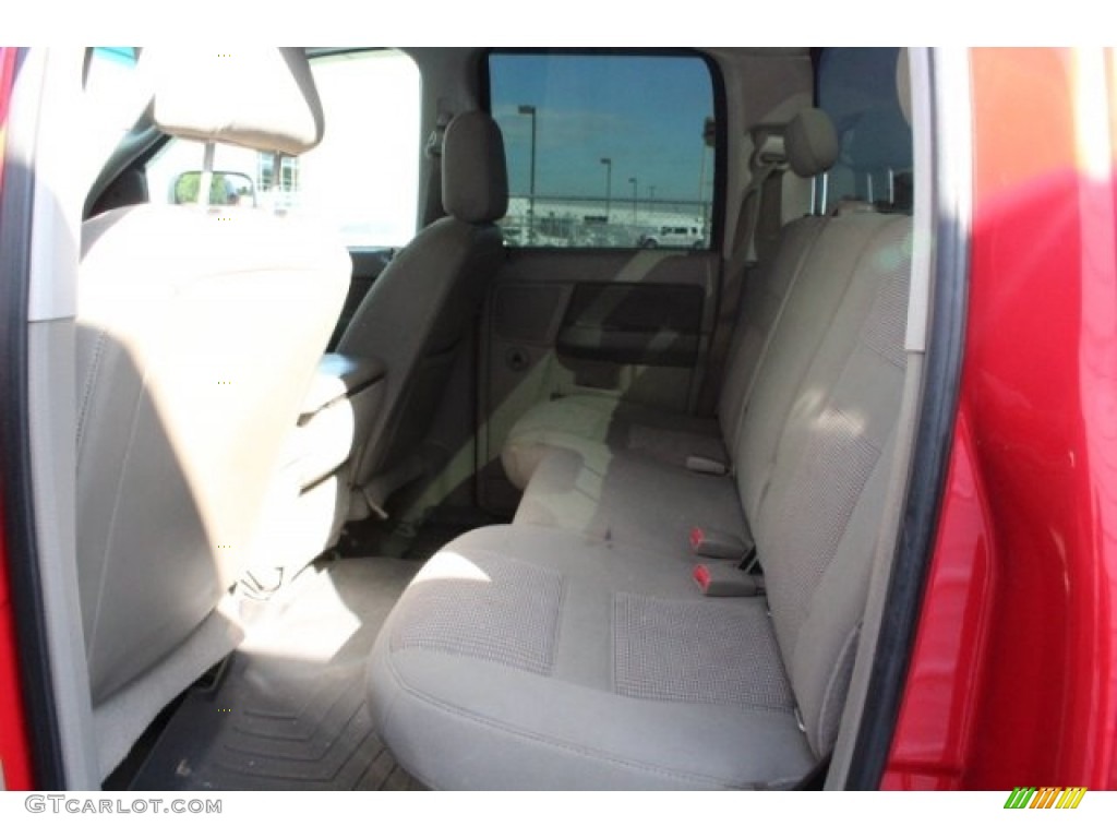 2007 Ram 2500 SLT Quad Cab 4x4 - Flame Red / Khaki photo #25