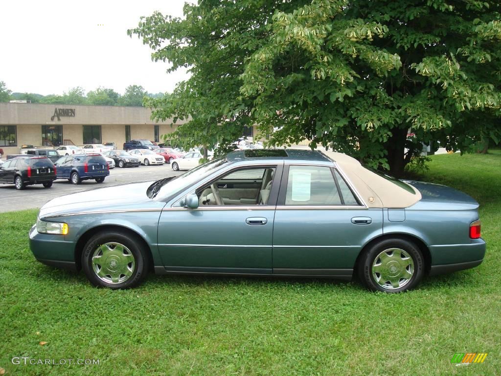 1999 Seville SLS - Parisian Blue / Neutral Shale photo #8