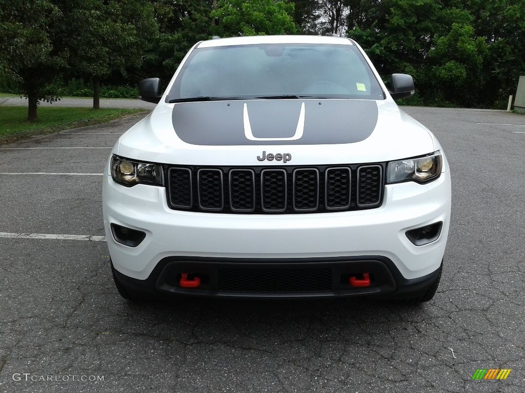 2017 Grand Cherokee Trailhawk 4x4 - Bright White / Black photo #3