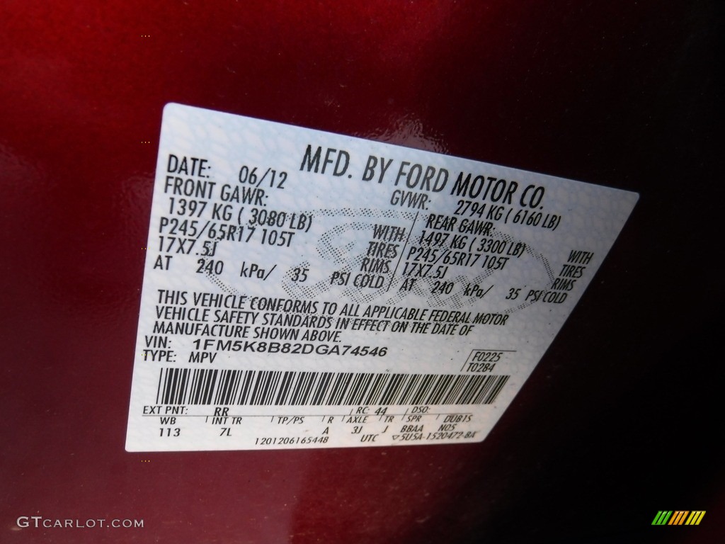 2013 Explorer 4WD - Ruby Red Metallic / Medium Light Stone photo #24