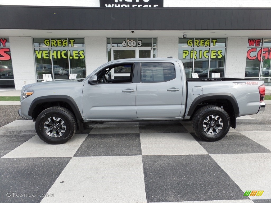 2018 Tacoma TRD Off Road Double Cab 4x4 - Cement / Graphite w/Gun Metal photo #1