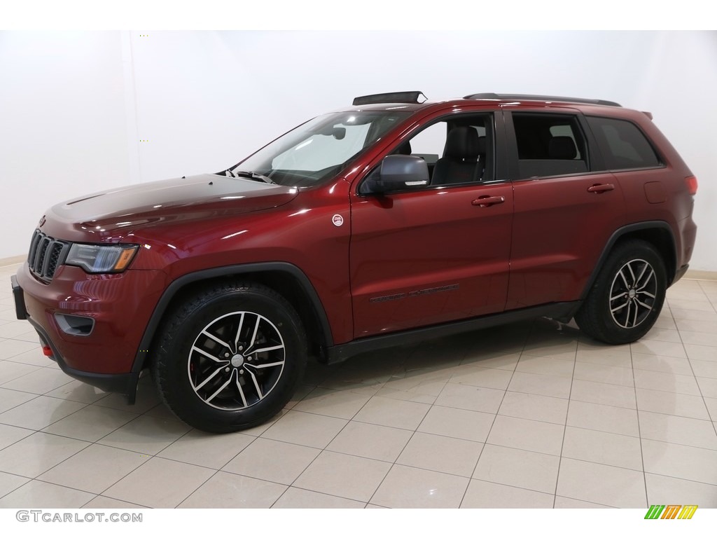 2017 Grand Cherokee Trailhawk 4x4 - Velvet Red Pearl / Black photo #3