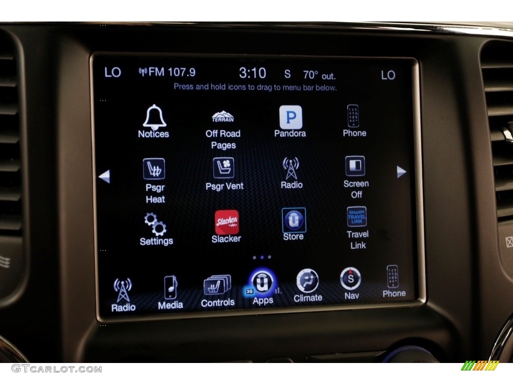 2017 Grand Cherokee Trailhawk 4x4 - Velvet Red Pearl / Black photo #14