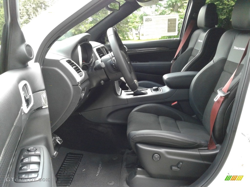 Black Interior 2018 Jeep Grand Cherokee Trackhawk 4x4 Photo #127396799