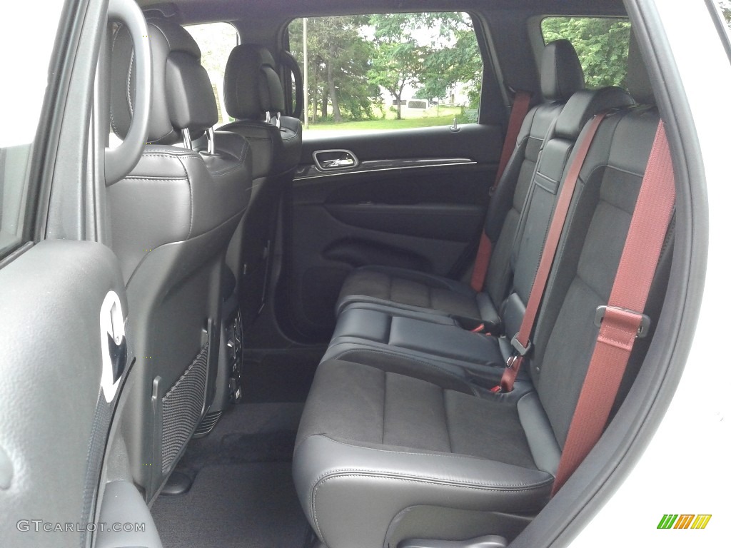 Black Interior 2018 Jeep Grand Cherokee Trackhawk 4x4 Photo #127396820