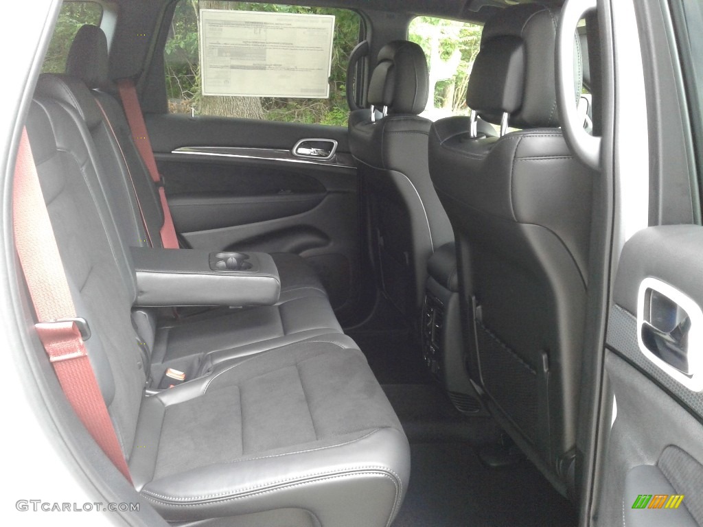 Black Interior 2018 Jeep Grand Cherokee Trackhawk 4x4 Photo #127396943