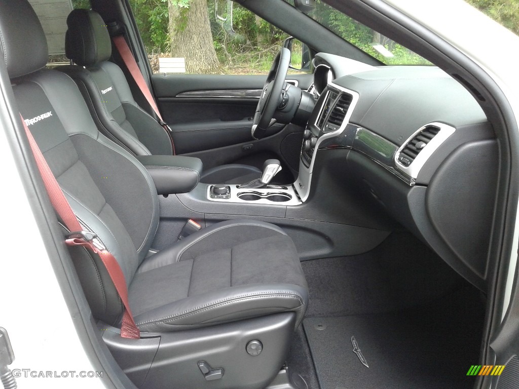 Black Interior 2018 Jeep Grand Cherokee Trackhawk 4x4 Photo #127396964