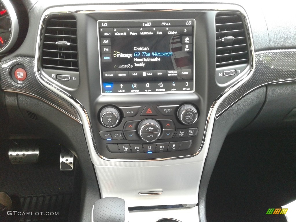 2018 Jeep Grand Cherokee Trackhawk 4x4 Controls Photo #127397087