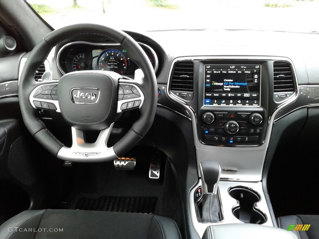 2018 Jeep Grand Cherokee Trackhawk 4x4 Black Dashboard Photo #127397456