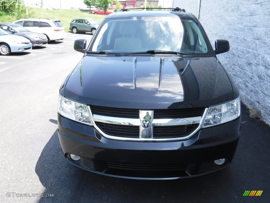2010 Journey SXT AWD - Brilliant Black Crystal Pearl / Pastel Pebble Beige photo #5