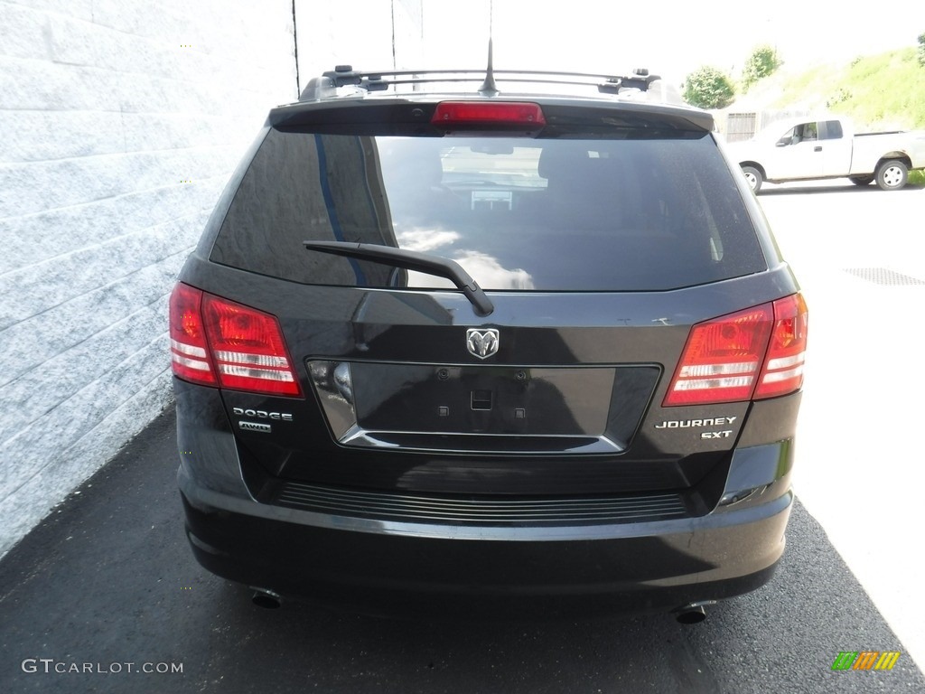 2010 Journey SXT AWD - Brilliant Black Crystal Pearl / Pastel Pebble Beige photo #9