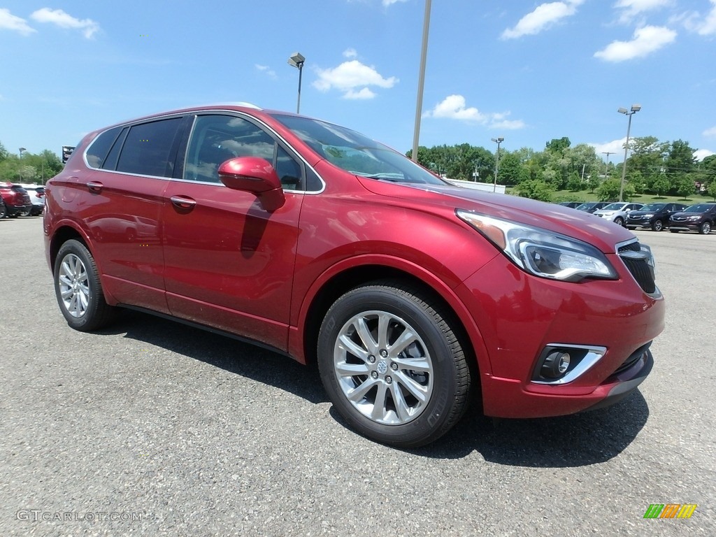 Chili Red Metallic 2019 Buick Envision Essence AWD Exterior Photo #127398242