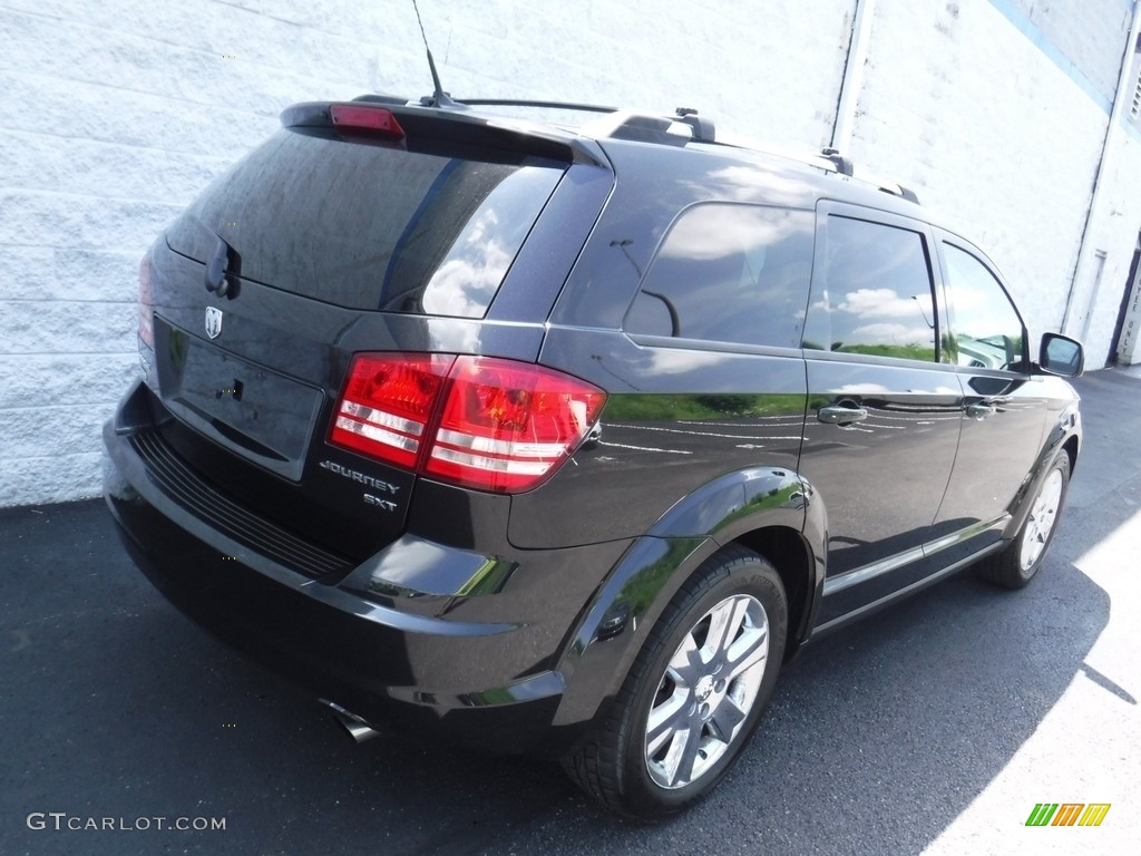 2010 Journey SXT AWD - Brilliant Black Crystal Pearl / Pastel Pebble Beige photo #10