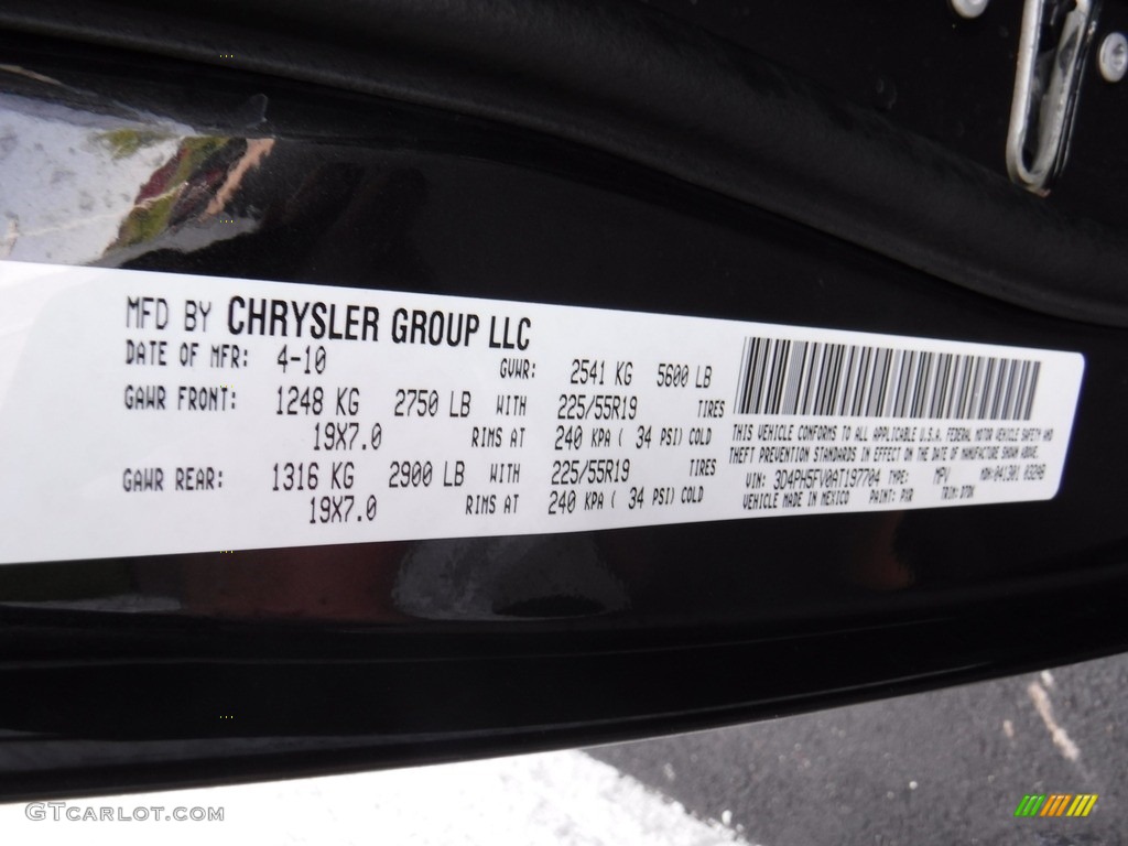 2010 Journey SXT AWD - Brilliant Black Crystal Pearl / Pastel Pebble Beige photo #27