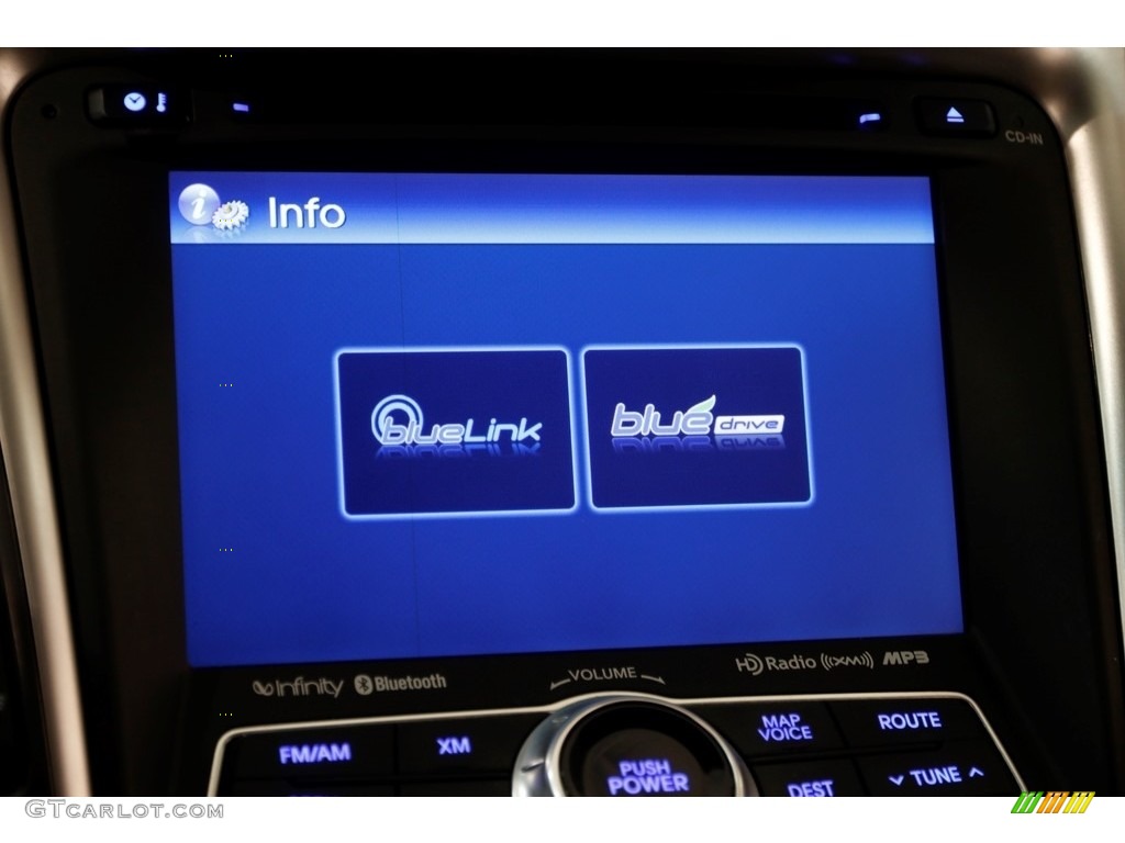 2015 Sonata Hybrid Limited - Eclipse Black / Gray photo #11