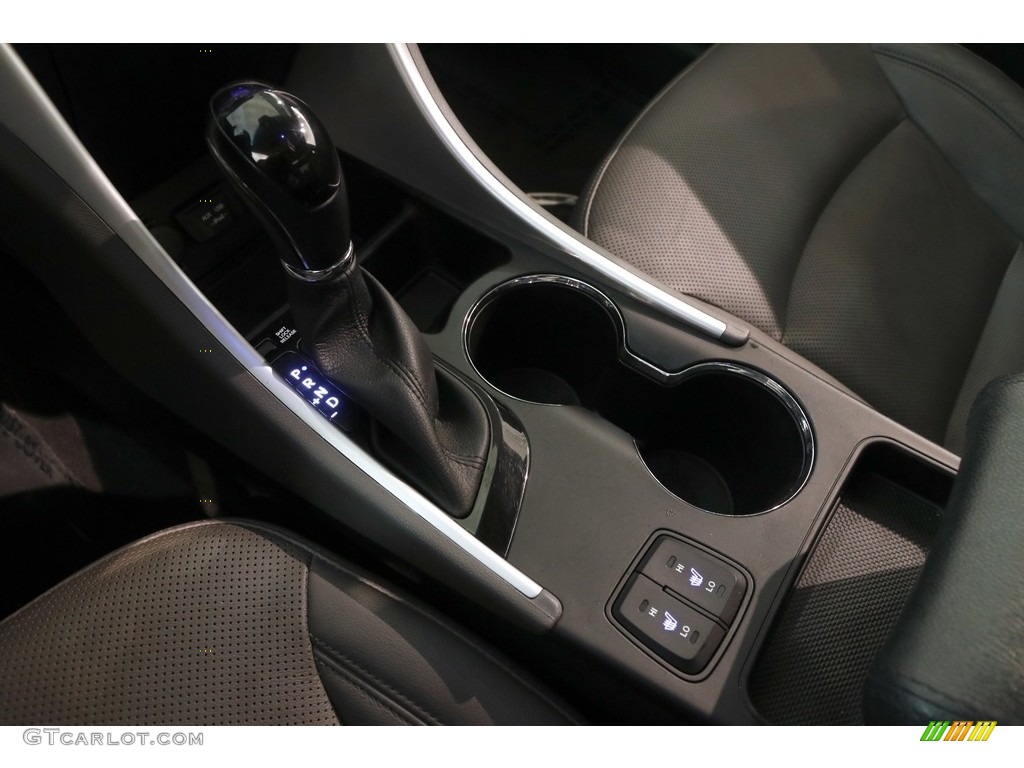 2015 Sonata Hybrid Limited - Eclipse Black / Gray photo #13