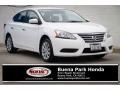 2014 Aspen White Nissan Sentra SV  photo #1