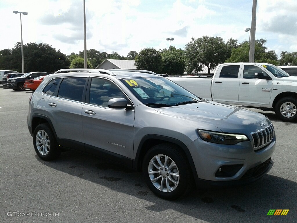 Billet Silver Metallic 2019 Jeep Cherokee Latitude Exterior Photo #127400048