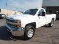 Summit White - Silverado 3500HD Work Truck Regular Cab 4x4 Photo No. 2