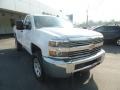 Summit White - Silverado 3500HD Work Truck Regular Cab 4x4 Photo No. 4