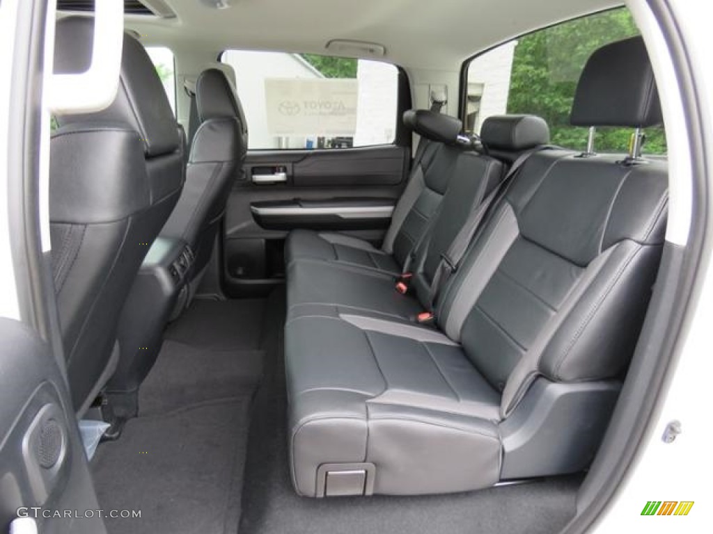 Black Interior 2018 Toyota Tundra Limited CrewMax 4x4 Photo #127400951