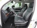 2018 Toyota Tundra Black Interior Front Seat Photo