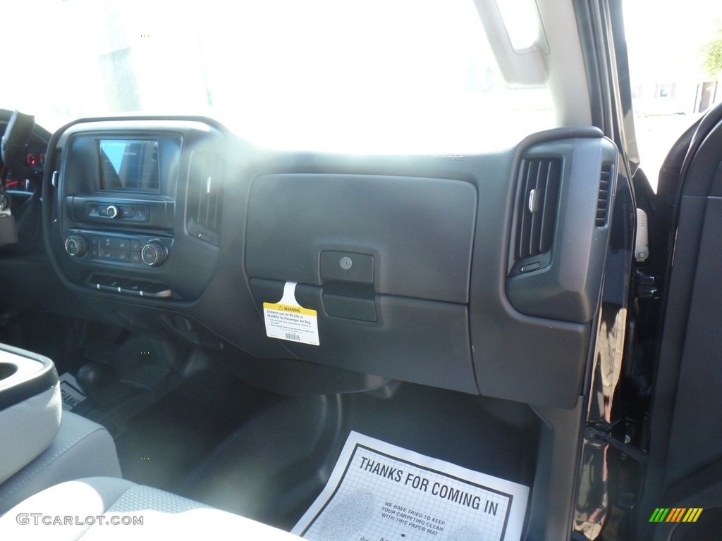 2018 Silverado 2500HD Work Truck Regular Cab 4x4 - Black / Dark Ash/Jet Black photo #38