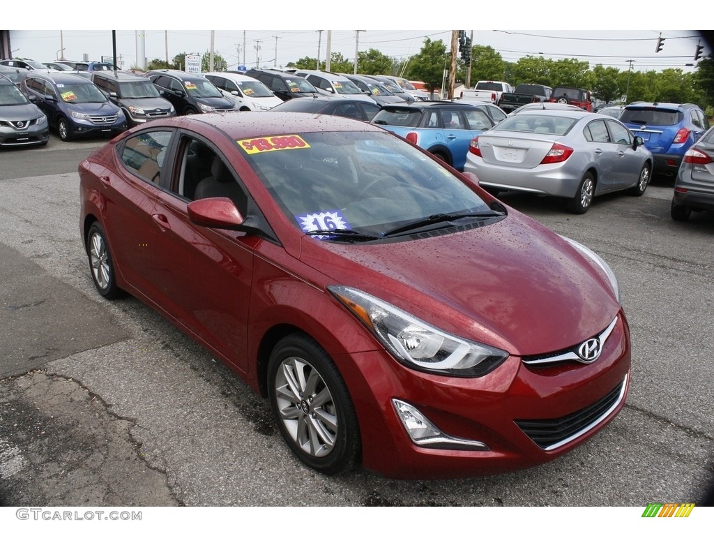 2016 Elantra SE - Red / Gray photo #1