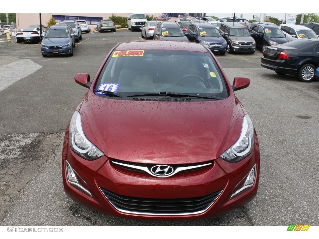 2016 Elantra SE - Red / Gray photo #2