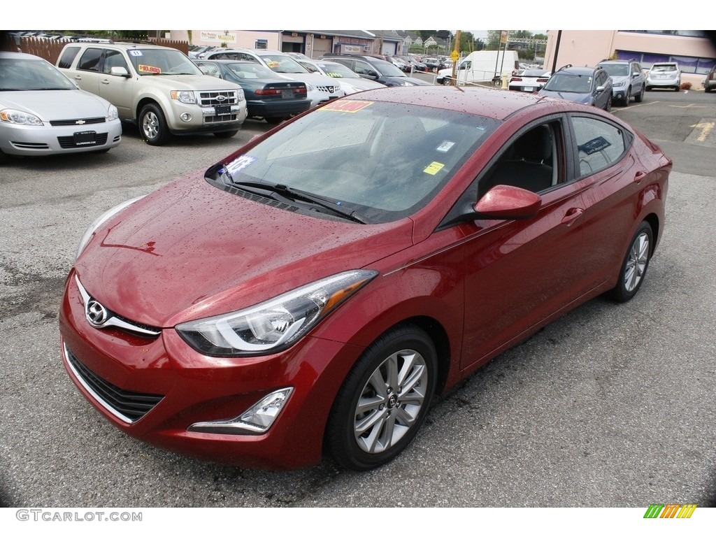 2016 Elantra SE - Red / Gray photo #3