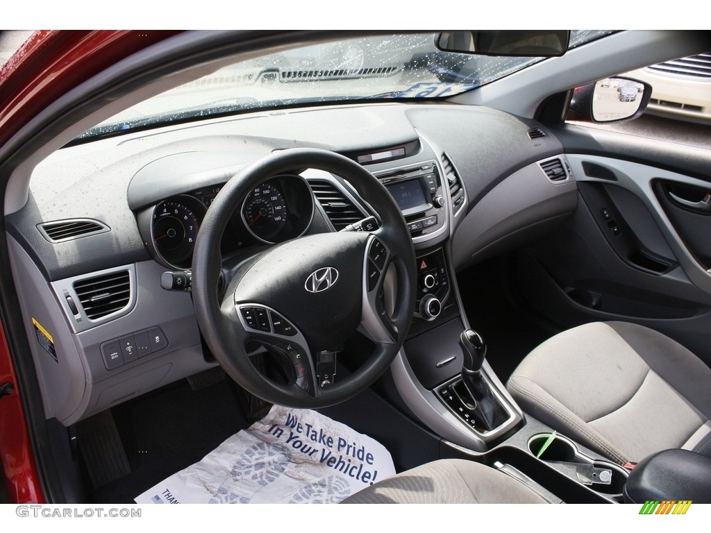 2016 Elantra SE - Red / Gray photo #4