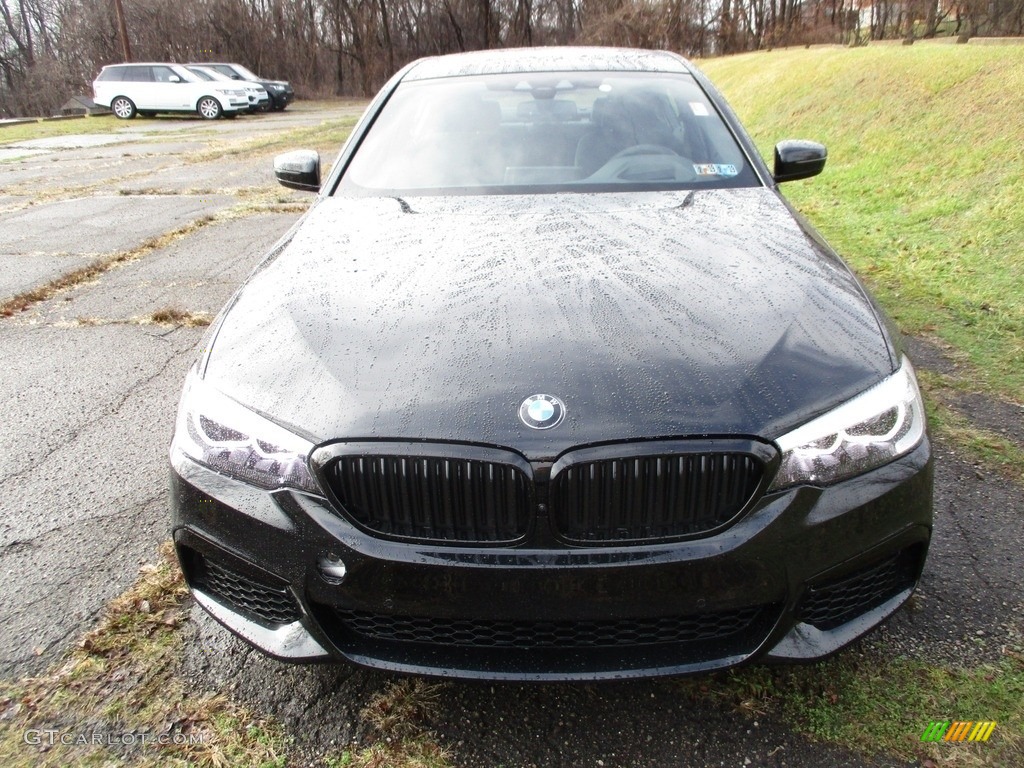 2018 5 Series 540i xDrive Sedan - Black Sapphire Metallic / Black photo #8