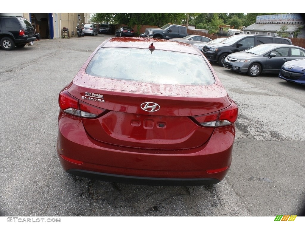 2016 Elantra SE - Red / Gray photo #7