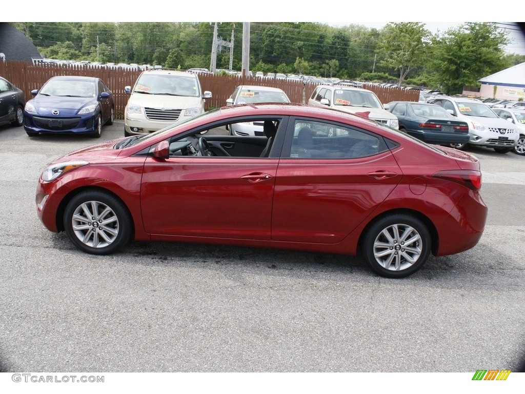 2016 Elantra SE - Red / Gray photo #11