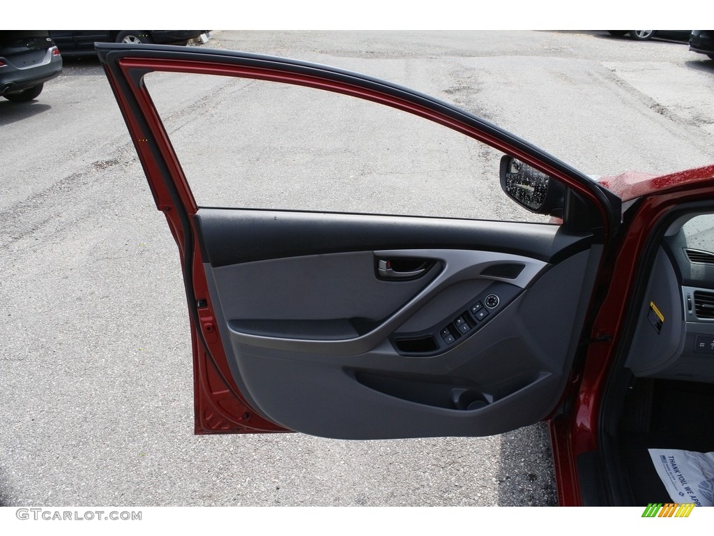 2016 Elantra SE - Red / Gray photo #16