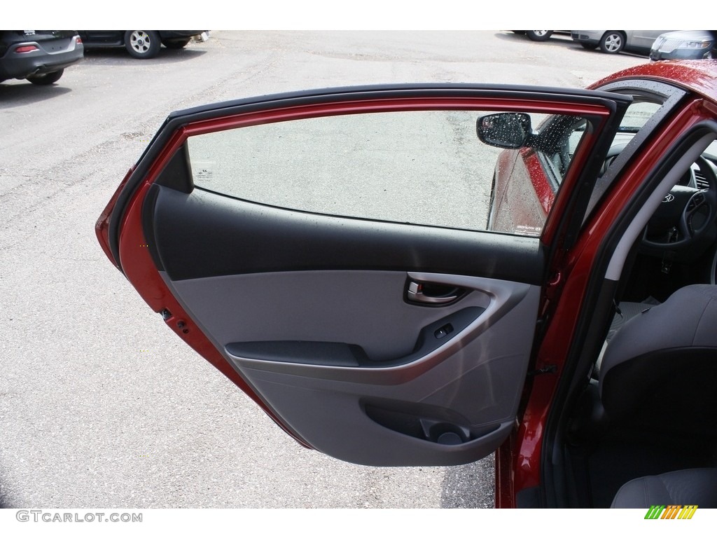 2016 Elantra SE - Red / Gray photo #17