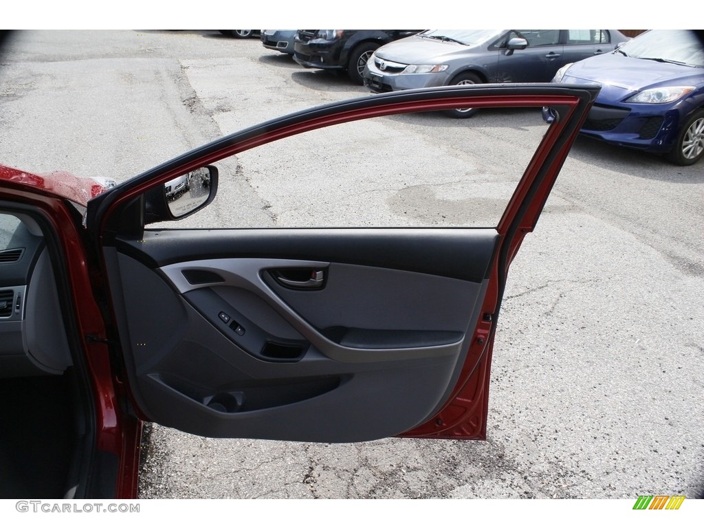 2016 Elantra SE - Red / Gray photo #19