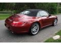 2009 Ruby Red Metallic Porsche 911 Carrera 4S Cabriolet  photo #6