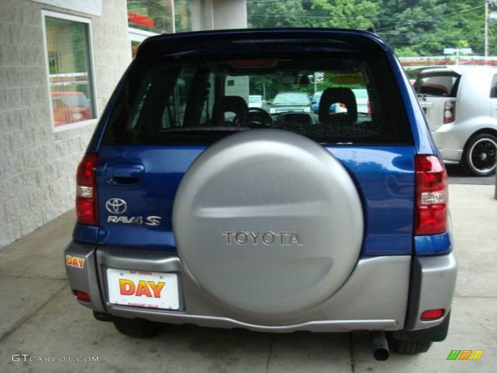 2004 RAV4  - Spectra Blue Mica / Dark Charcoal photo #3