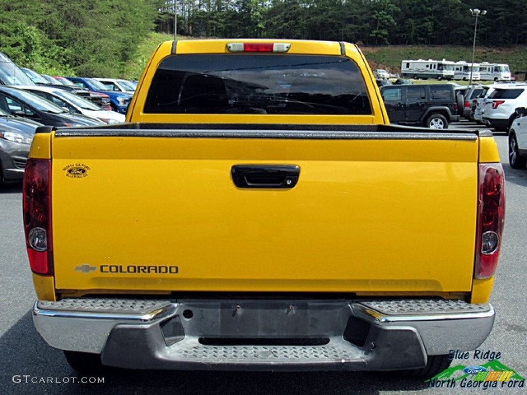 2005 Colorado Extended Cab - Yellow / Very Dark Pewter photo #4